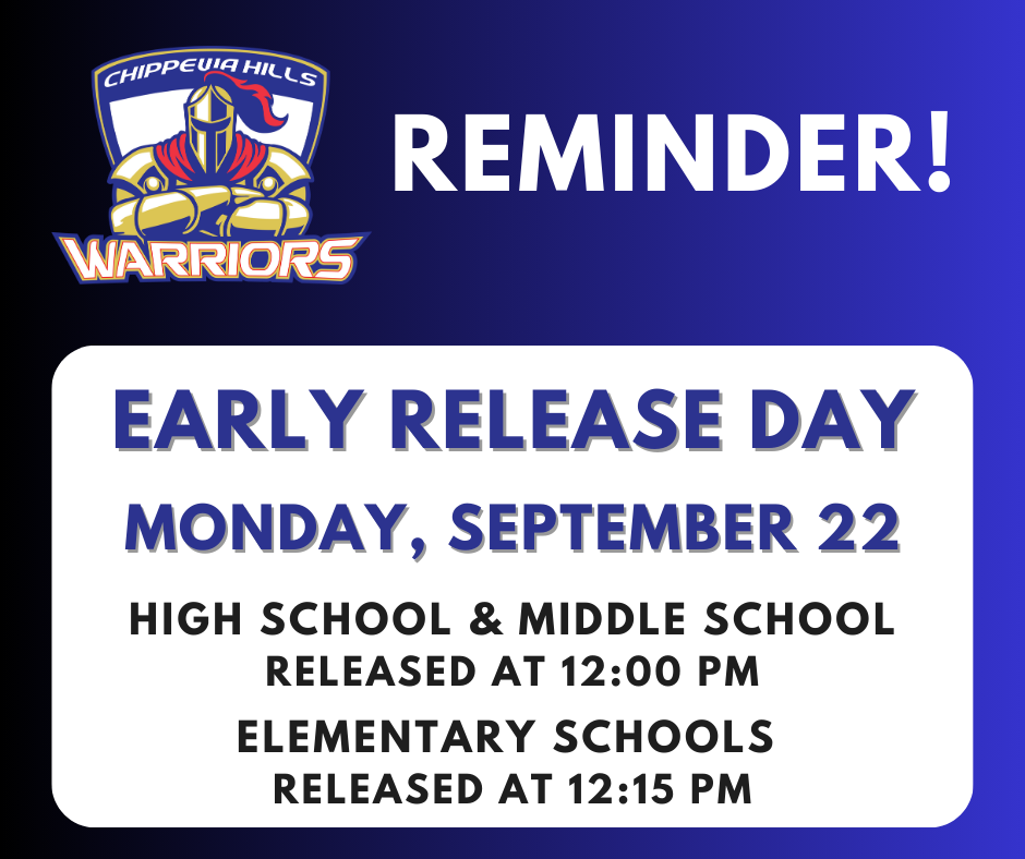 Early Release Day September 22