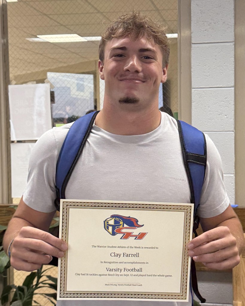 Athlete of the Week: Clay Farrell