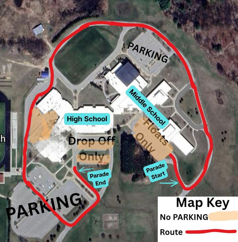 Homecoming Parade Route