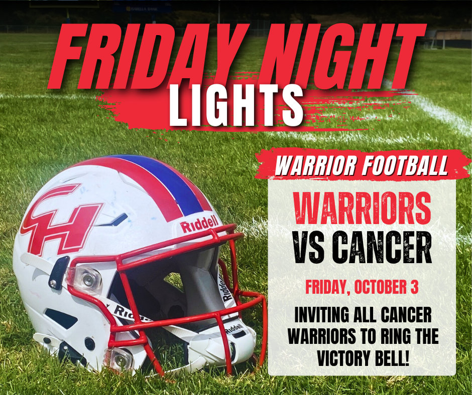 Warriors vs Cancer football game