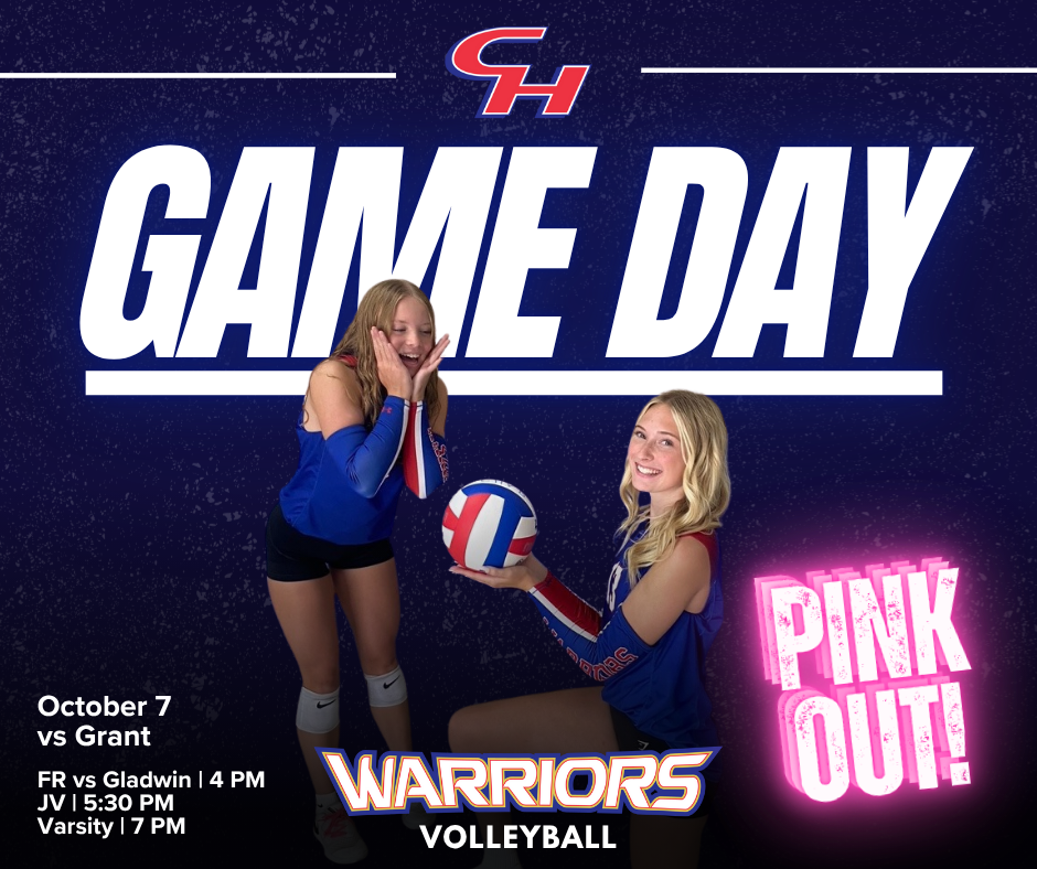 Volleyball Game Day - Pink Out