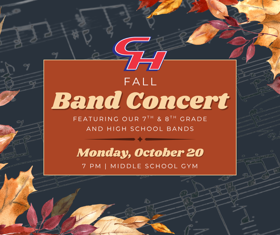 Fall Band Concert October 20