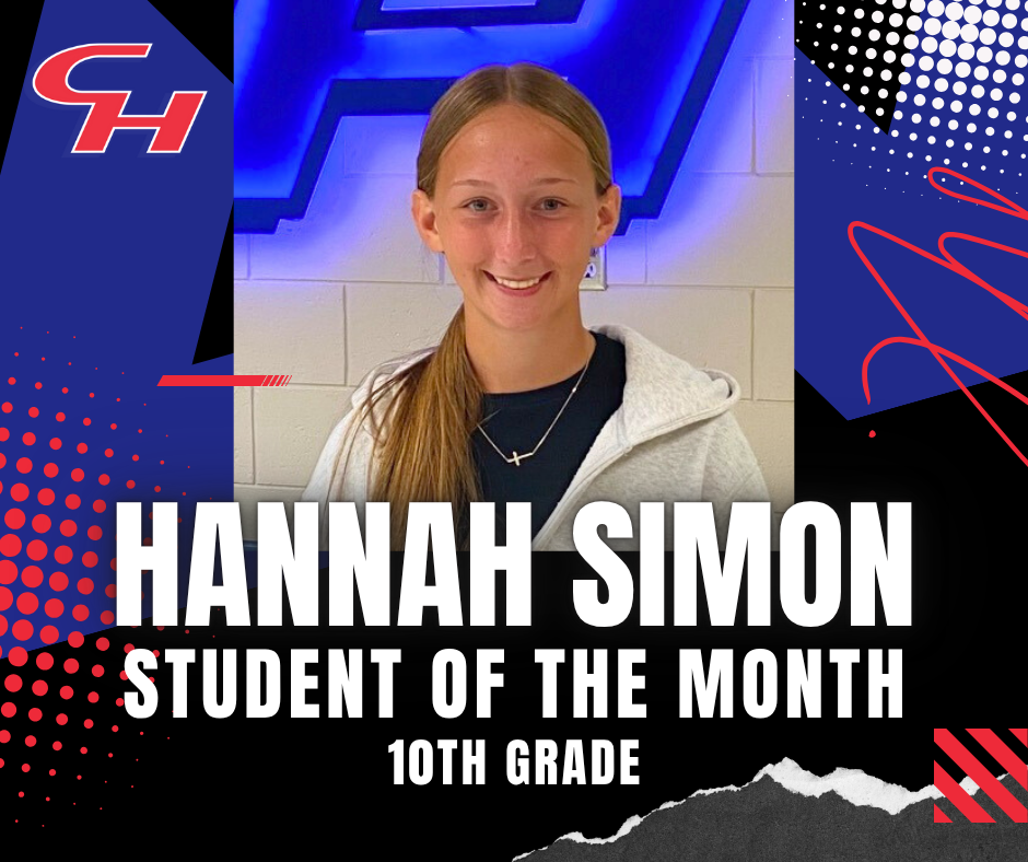 Student of the Month: Hannah Simon