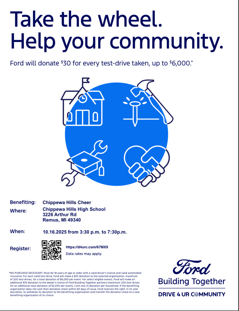 Cheer: Ford Drive 4 UR Community