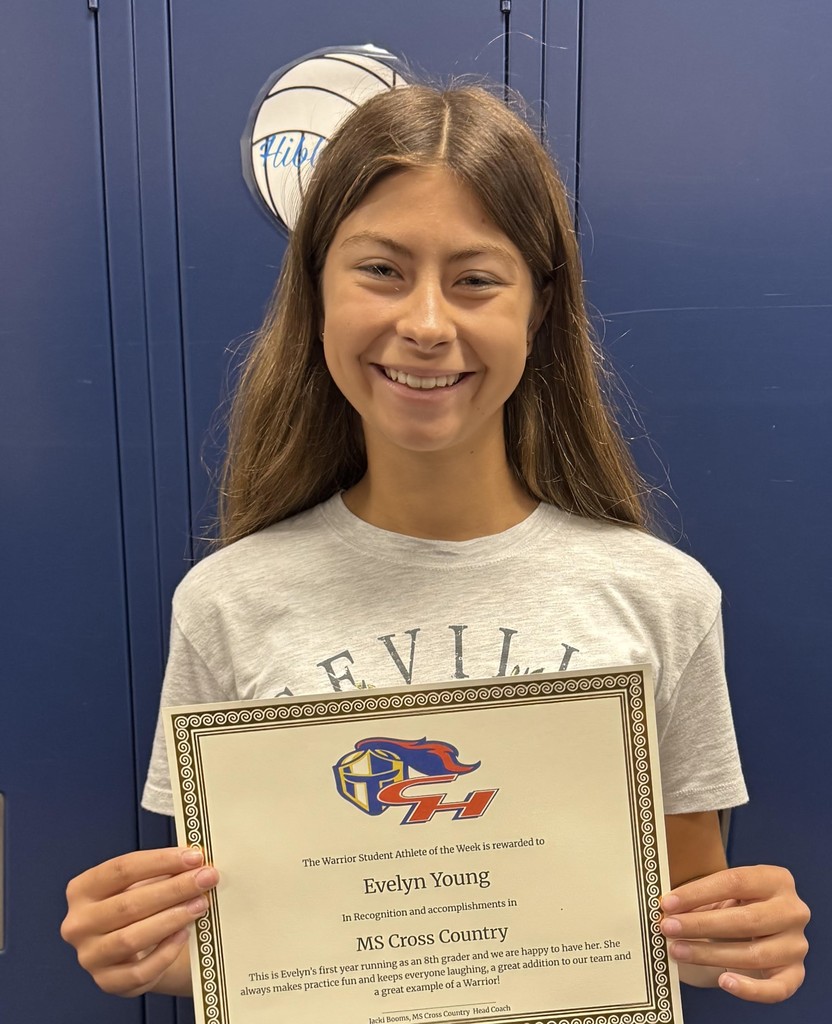 Middle School Athlete of the Week: Evelyn Yount