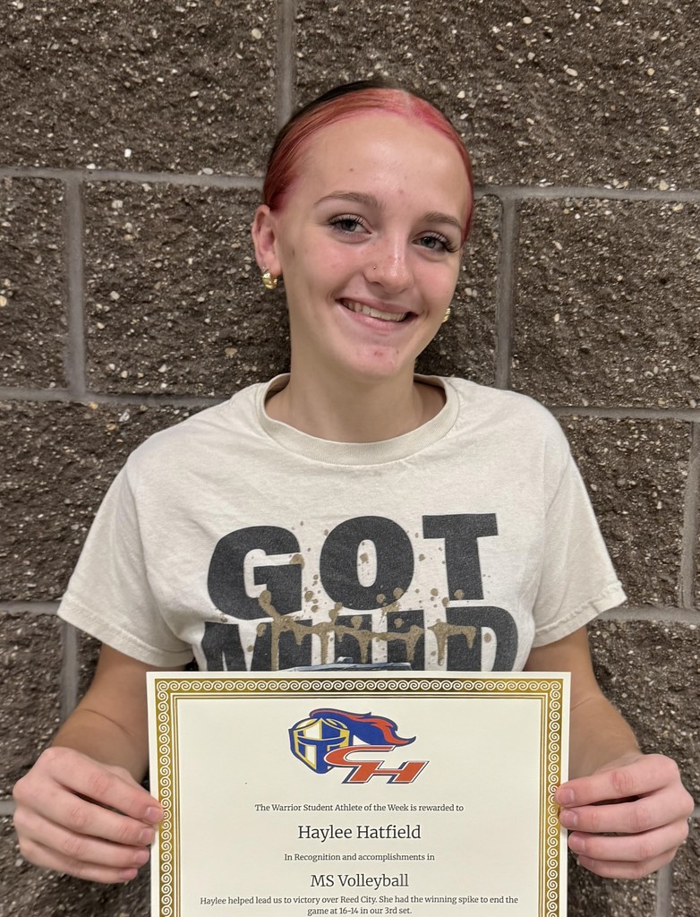 Middle School Athlete of the Week: Haylee Hatfield