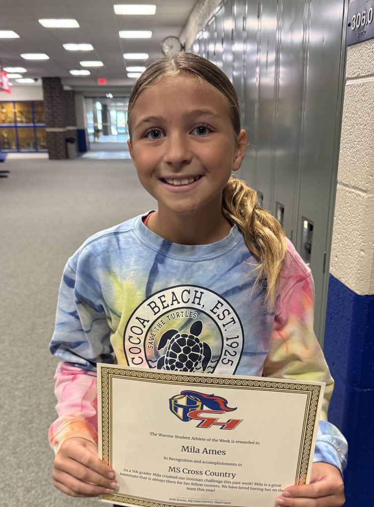 Middle School Athlete of the Week: Mila Ames