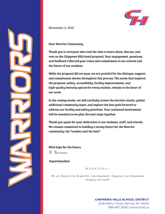 Bond Proposal: Community update