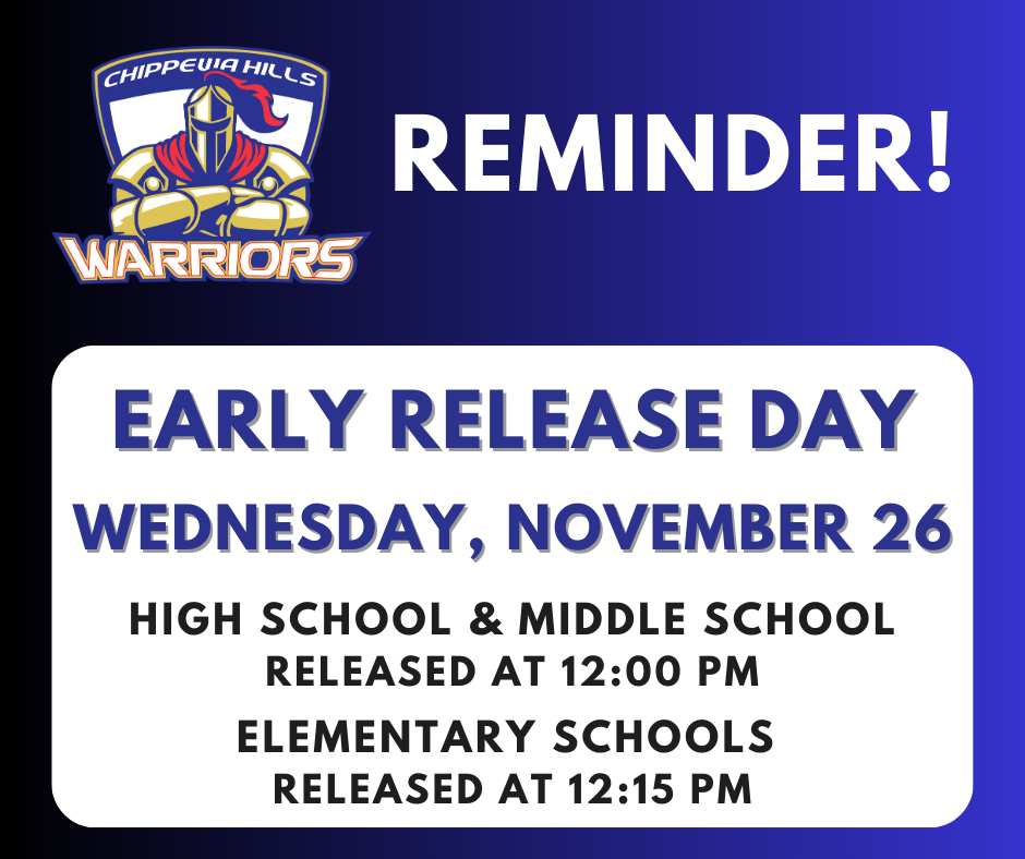 Early Release Day November 26