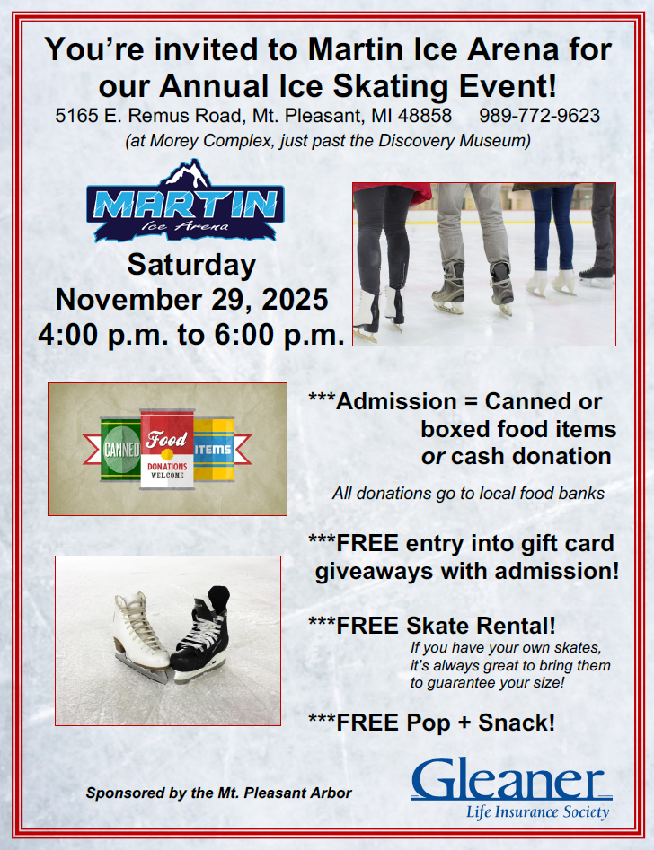 Gleaner's Ice Skating Event