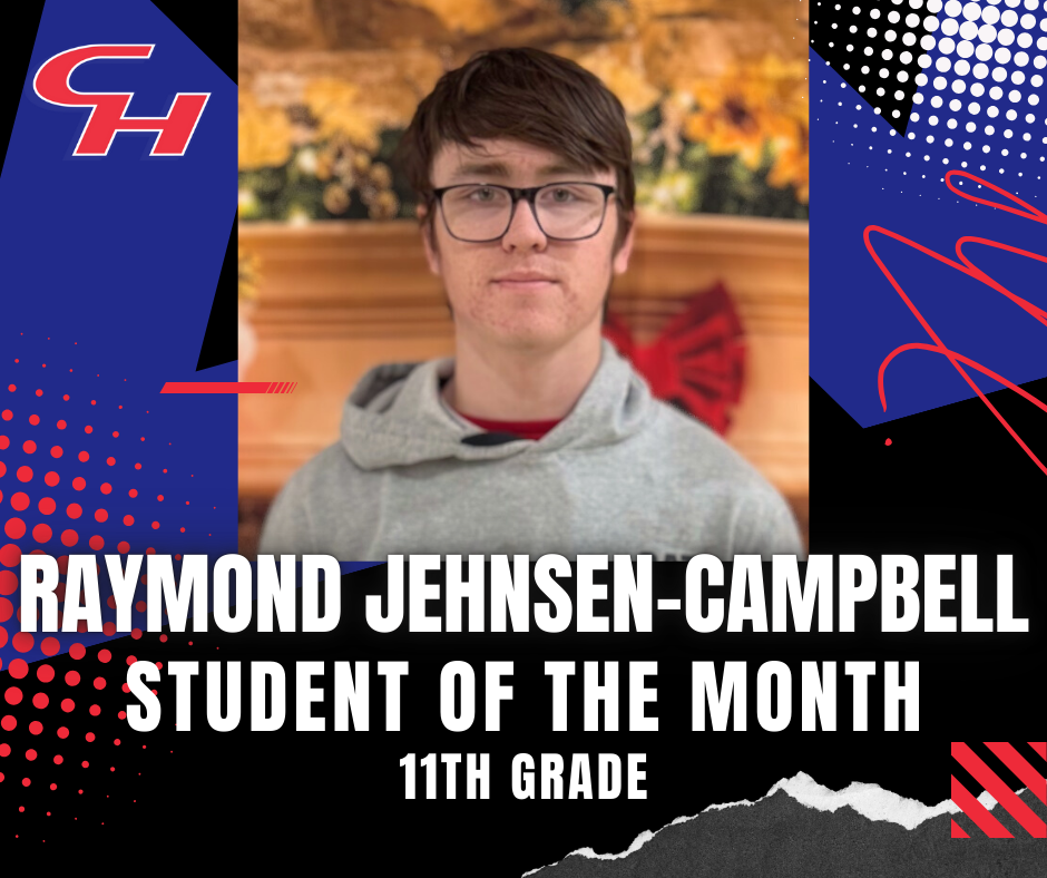 Student of the Month: Raymond Jehnsen-Campbell