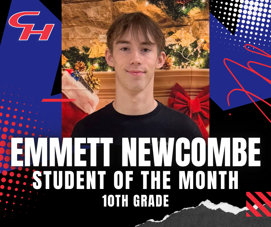 Student of the Month: Emmett Newcombe