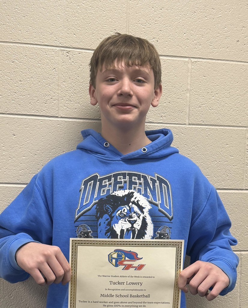 Middle School Athlete of the Week: Tucker Lowery