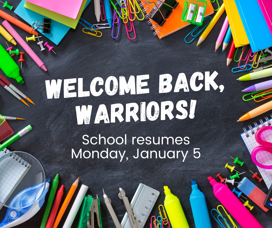 Welcome Back, Warriors!
