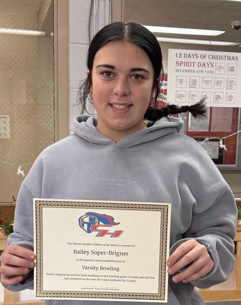 Athlete of the Week: Bailey Soper-Brigner