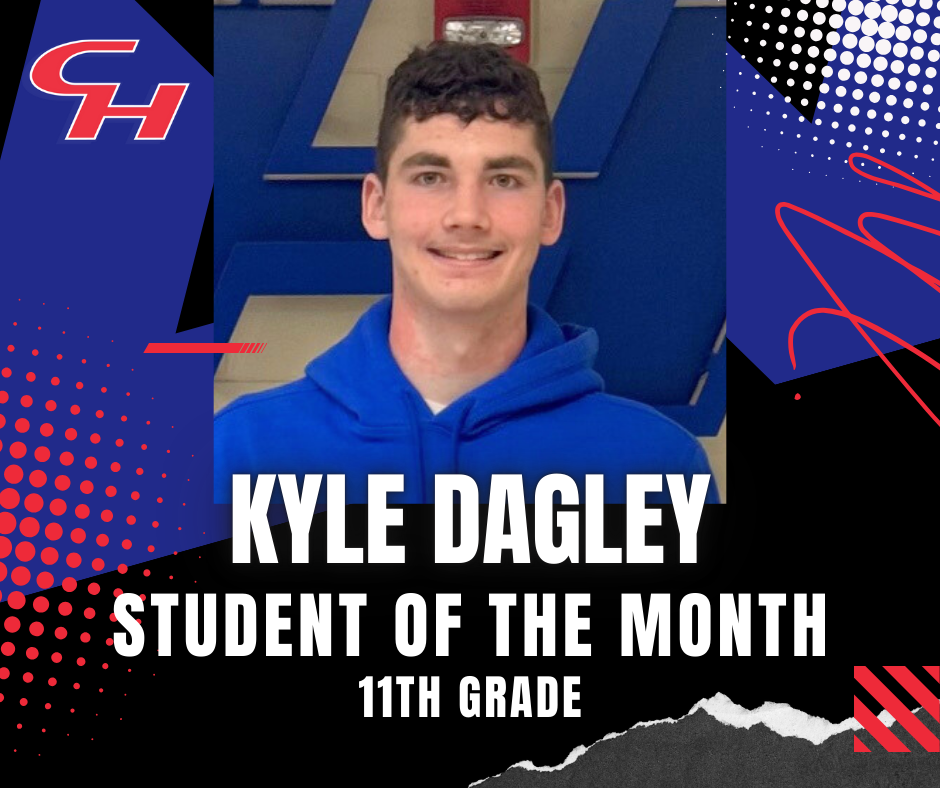 Student of the Month: Kyle Dagley