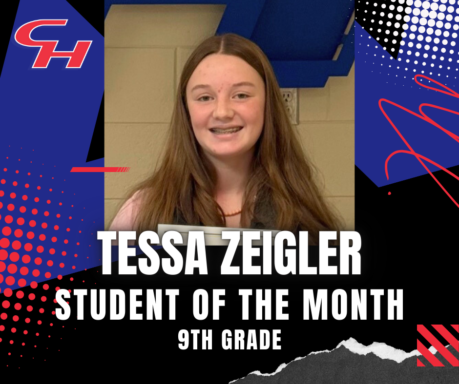 Student of the Month: Tessa Zeigler