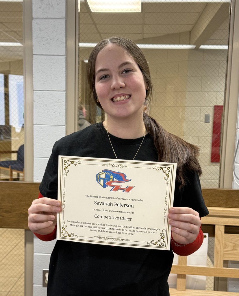 Athlete of the Week: Savanah Peterson