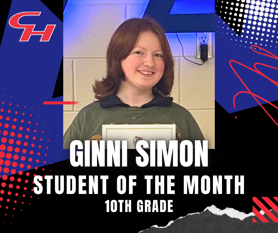 Student of the Month: Ginni Simon