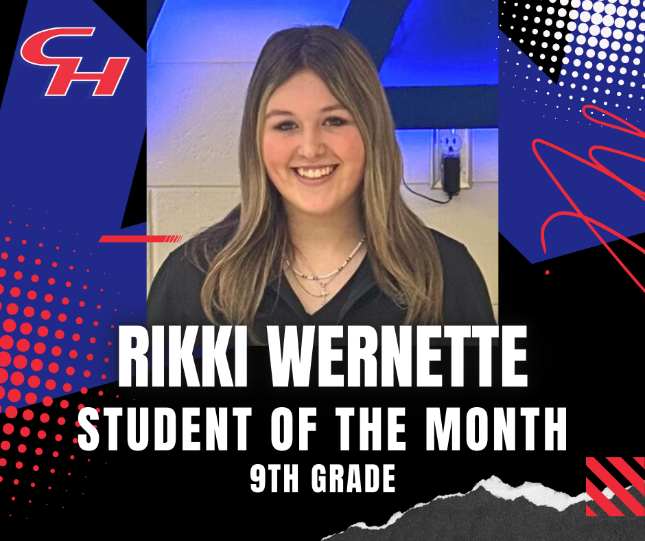 Student of the Month: Rikki Wernette
