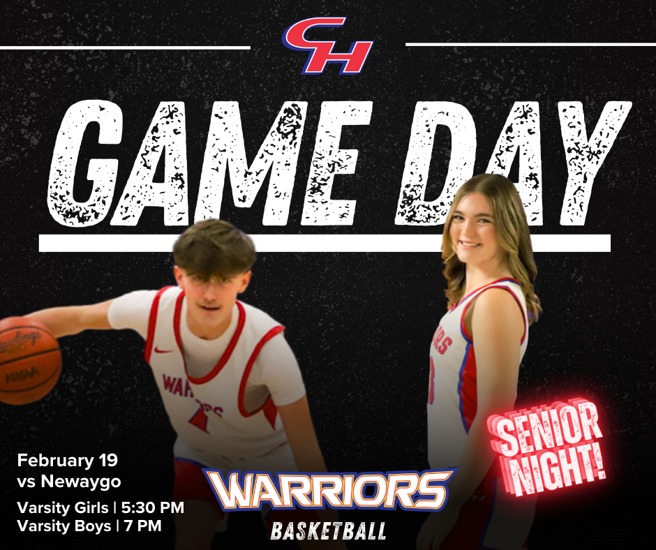 Basketball game day and Senior Night