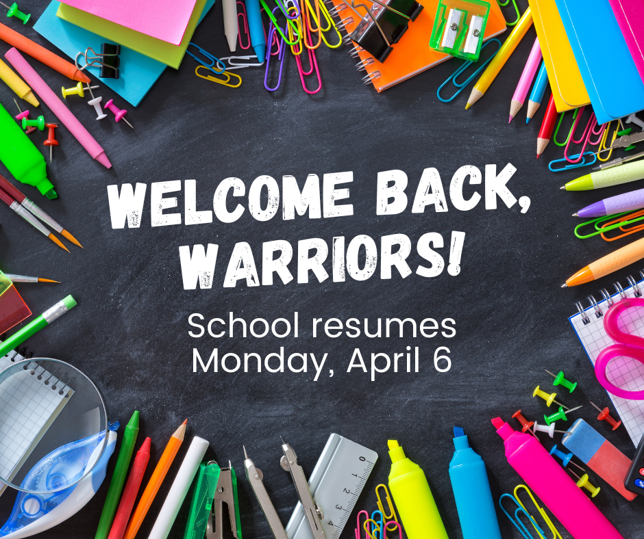 Welcome Back, Warriors!