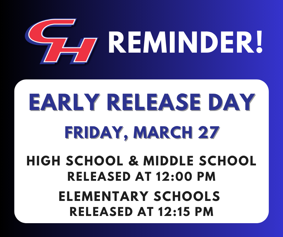 Early Release Day March 27