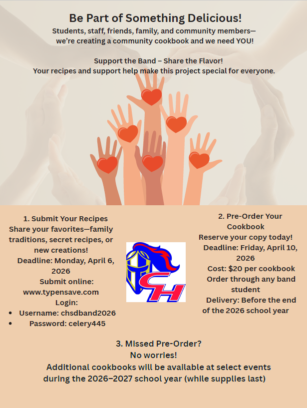 Band Boosters Cookbook