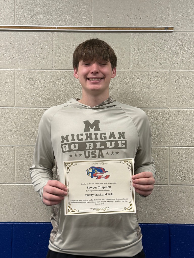 Athlete of the Week Sawyer Chapman
