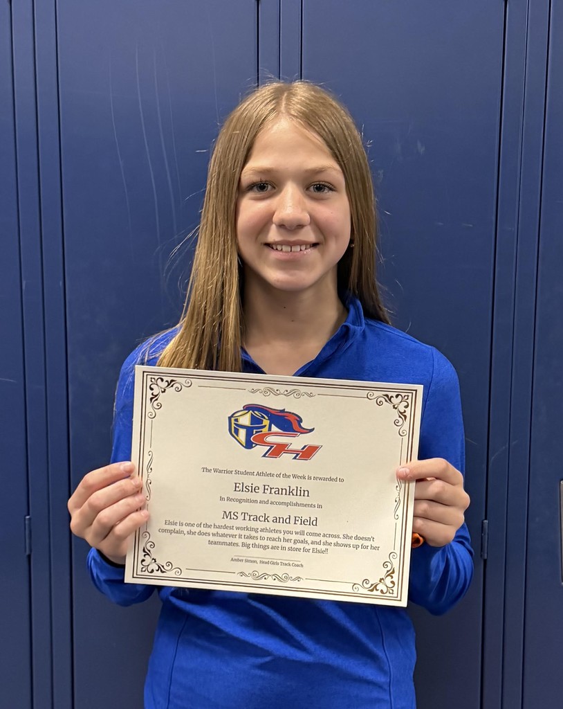 MS Athlete of the Week: Elsie Franklin