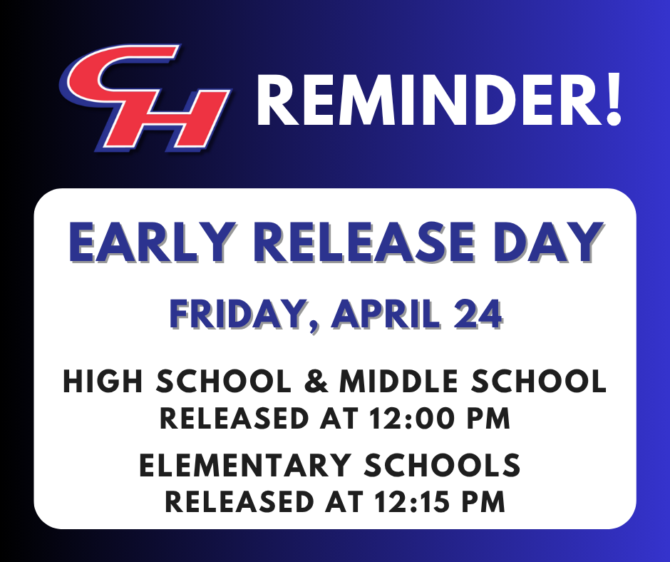Early Release Day: April 24