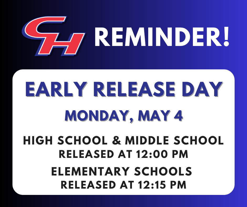 Early Release Day: May 4