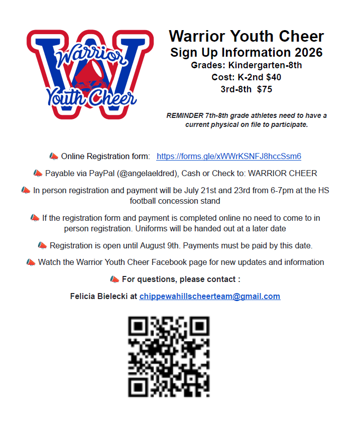 Warrior Youth Cheer