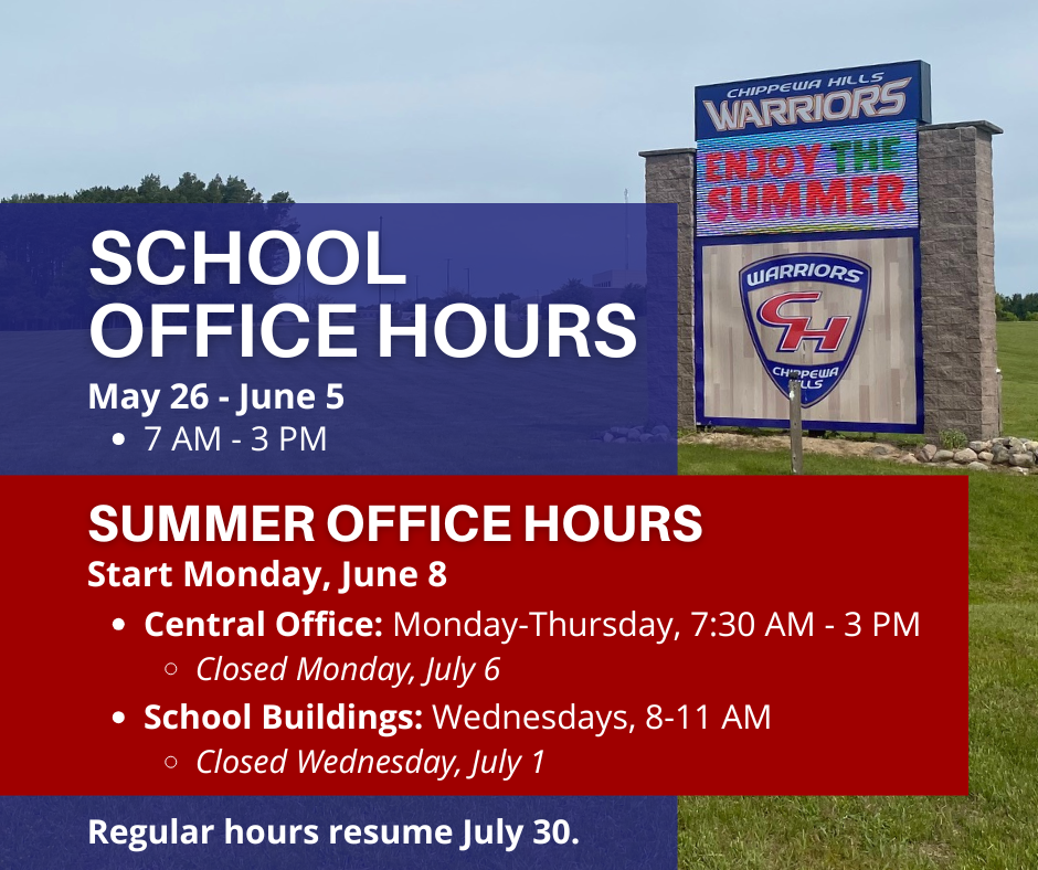 Summer Office Hours