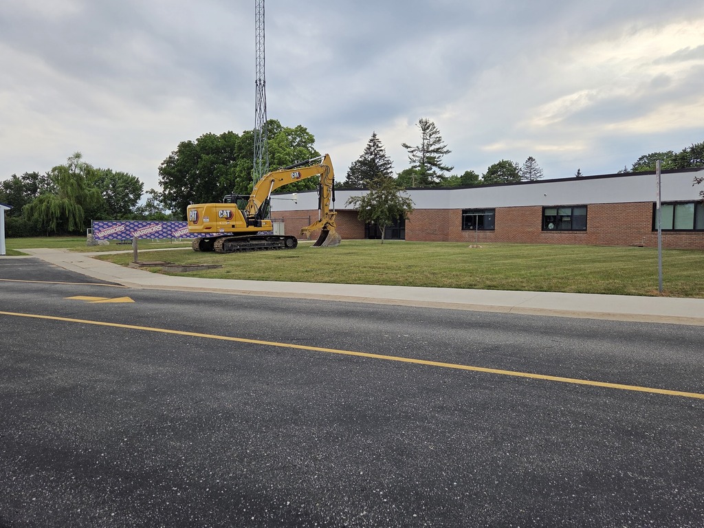 Excavator at Mecosta