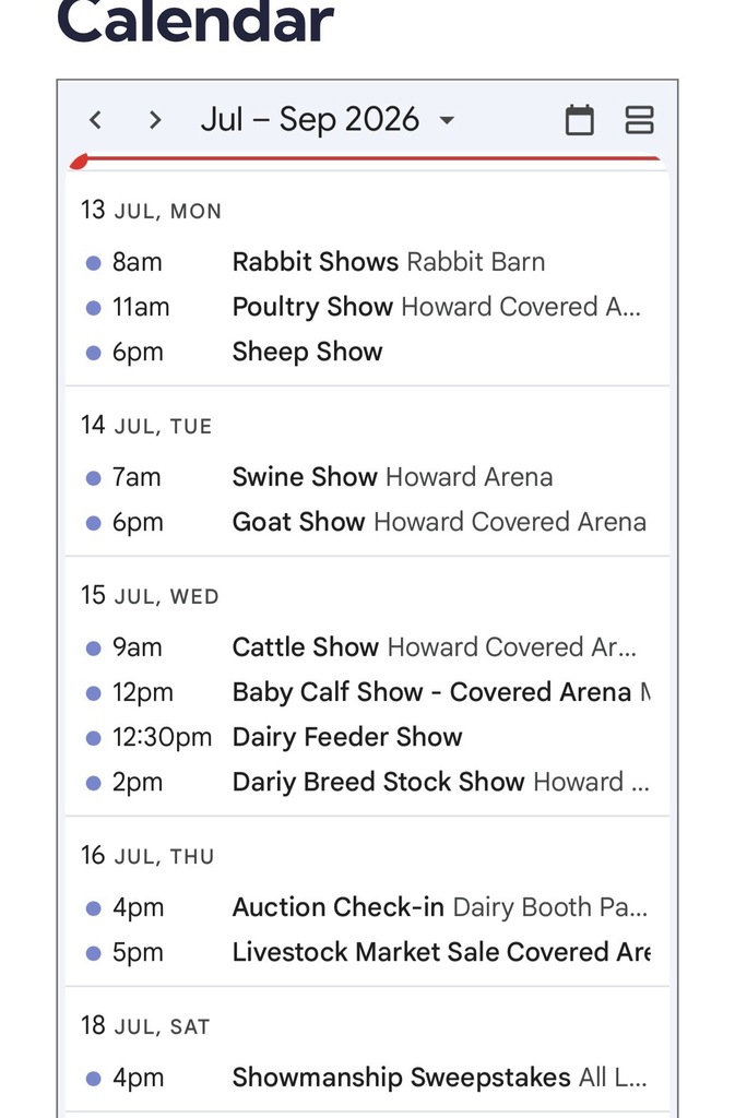 FFA at Mecosta County Fair