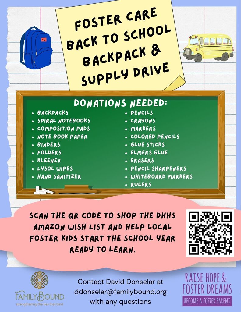 Backpack and school supply drive