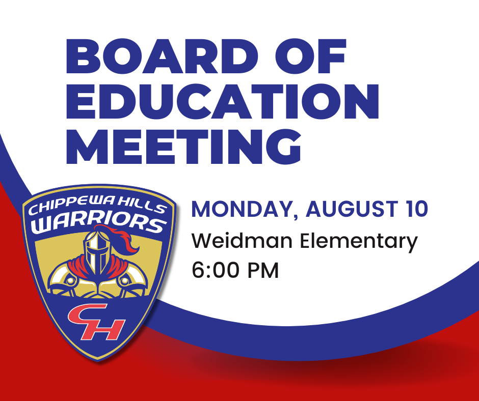 Board of education meeting notice