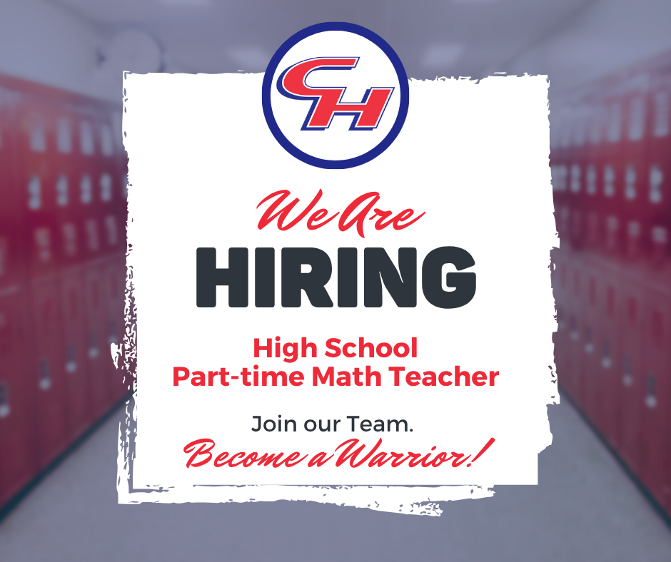 Hiring Math Teacher