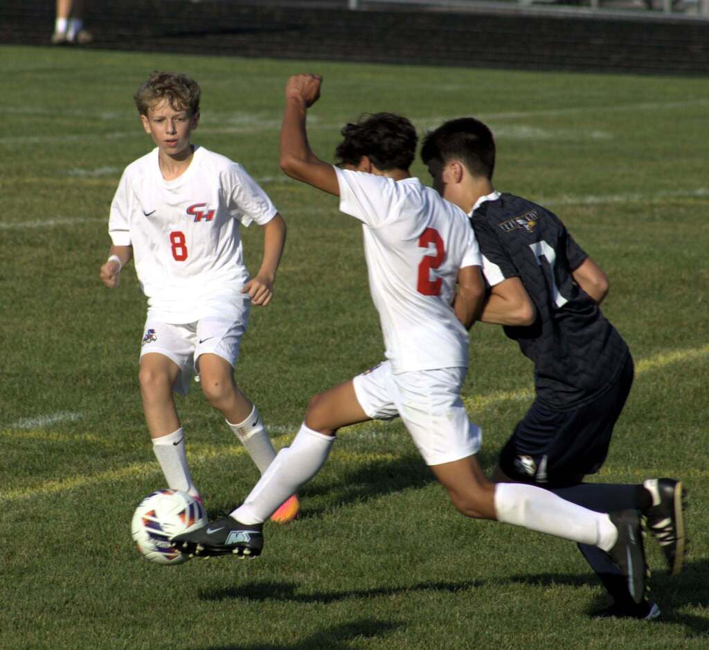 Boys soccer game
