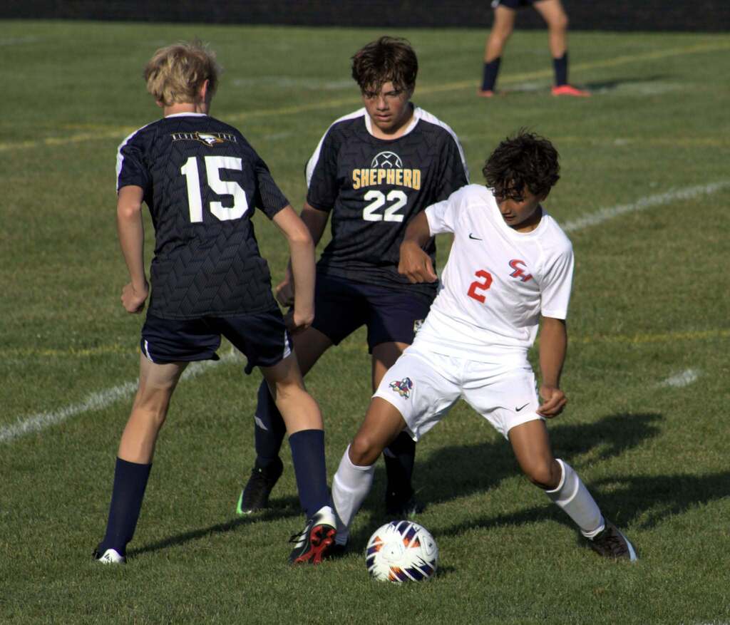 Boys soccer game
