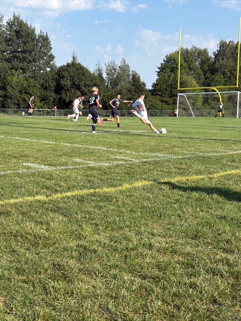 Boys soccer game