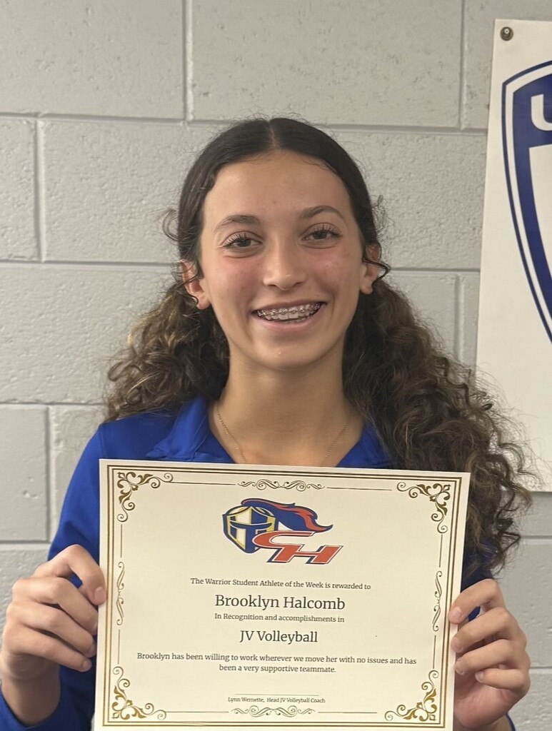 Athlete of the Week: Brooklyn Halcomb