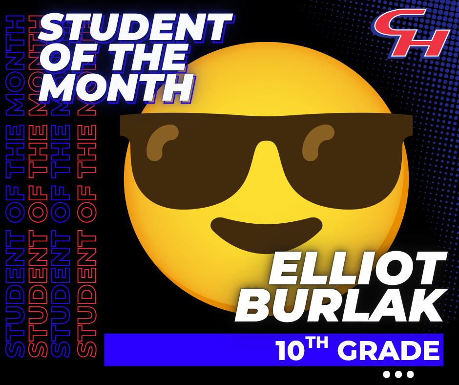 Student of the Month: Elliot Burlak