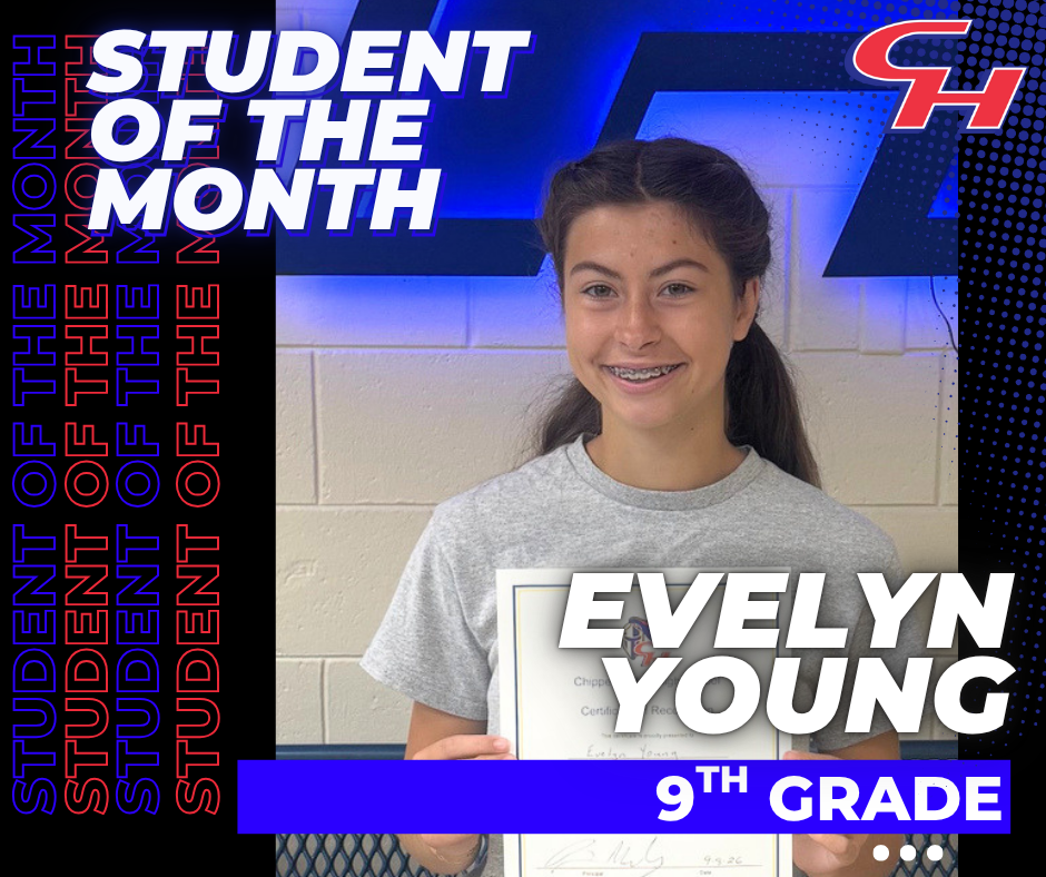 Student of the Month: Evelyn Young