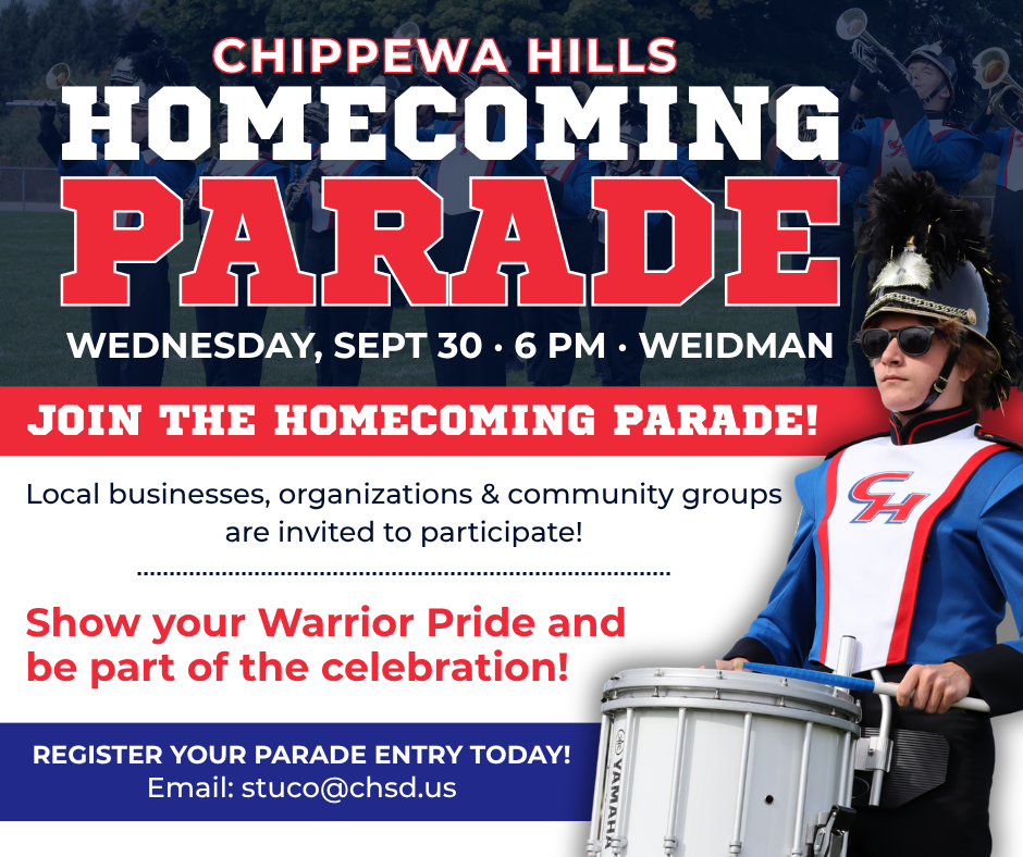 Homecoming Parade entries invitation