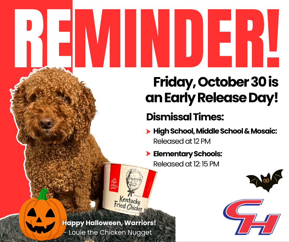 Early Release Reminder