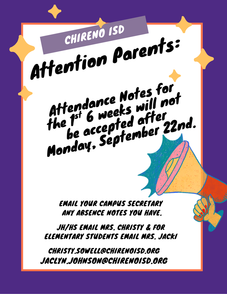 attendance notes
