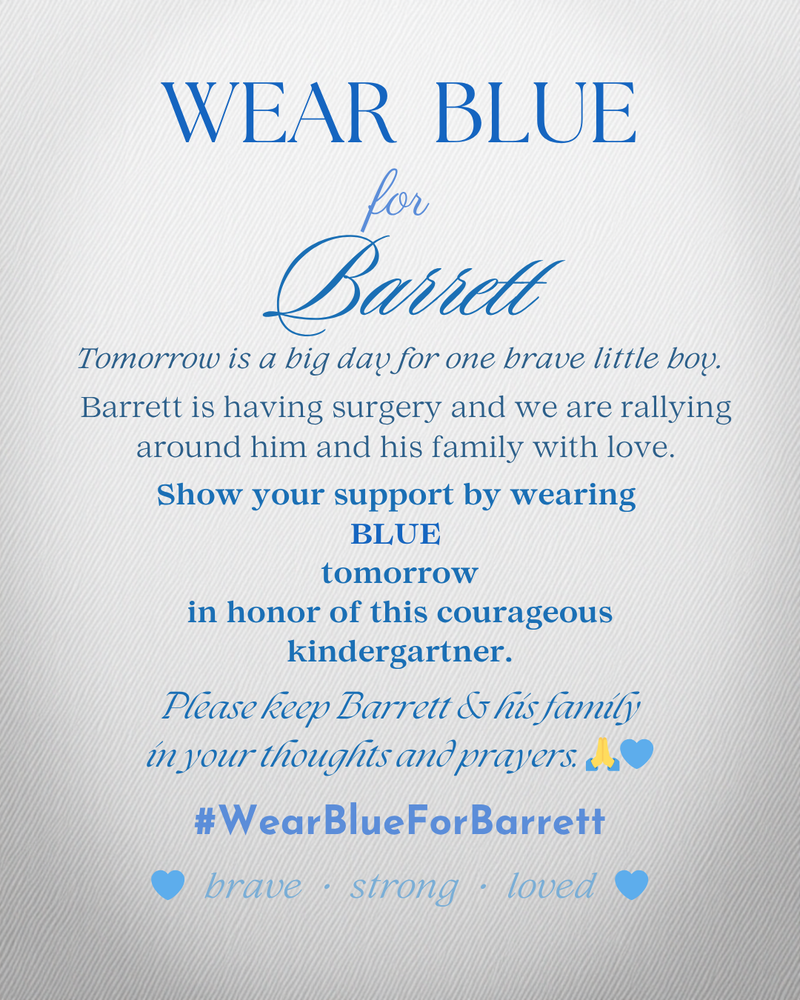 wear blue