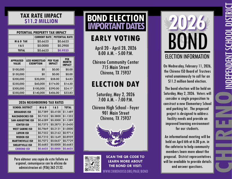 Bond Election Information
